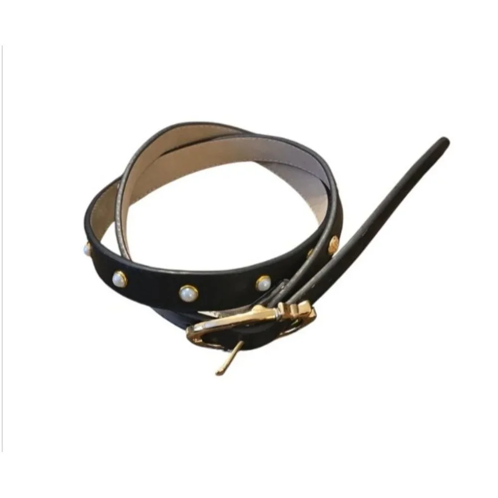 NWT Women's Black/ Gold Belt Size S - Picture 2 of 10